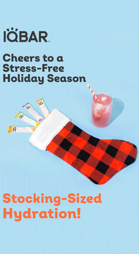 IQBAR holiday ad creative