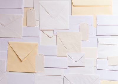 a collection of envelopes for Apple mail privacy