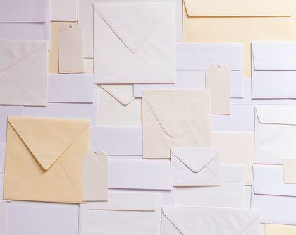 a collection of envelopes for Apple mail privacy