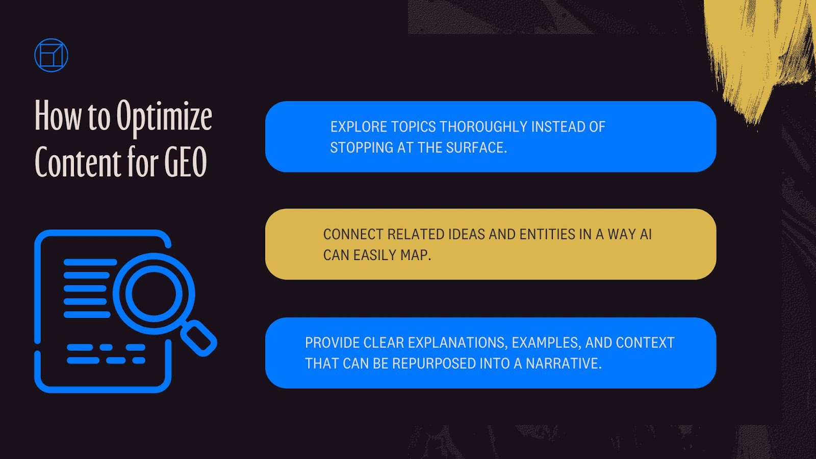How GEO Works